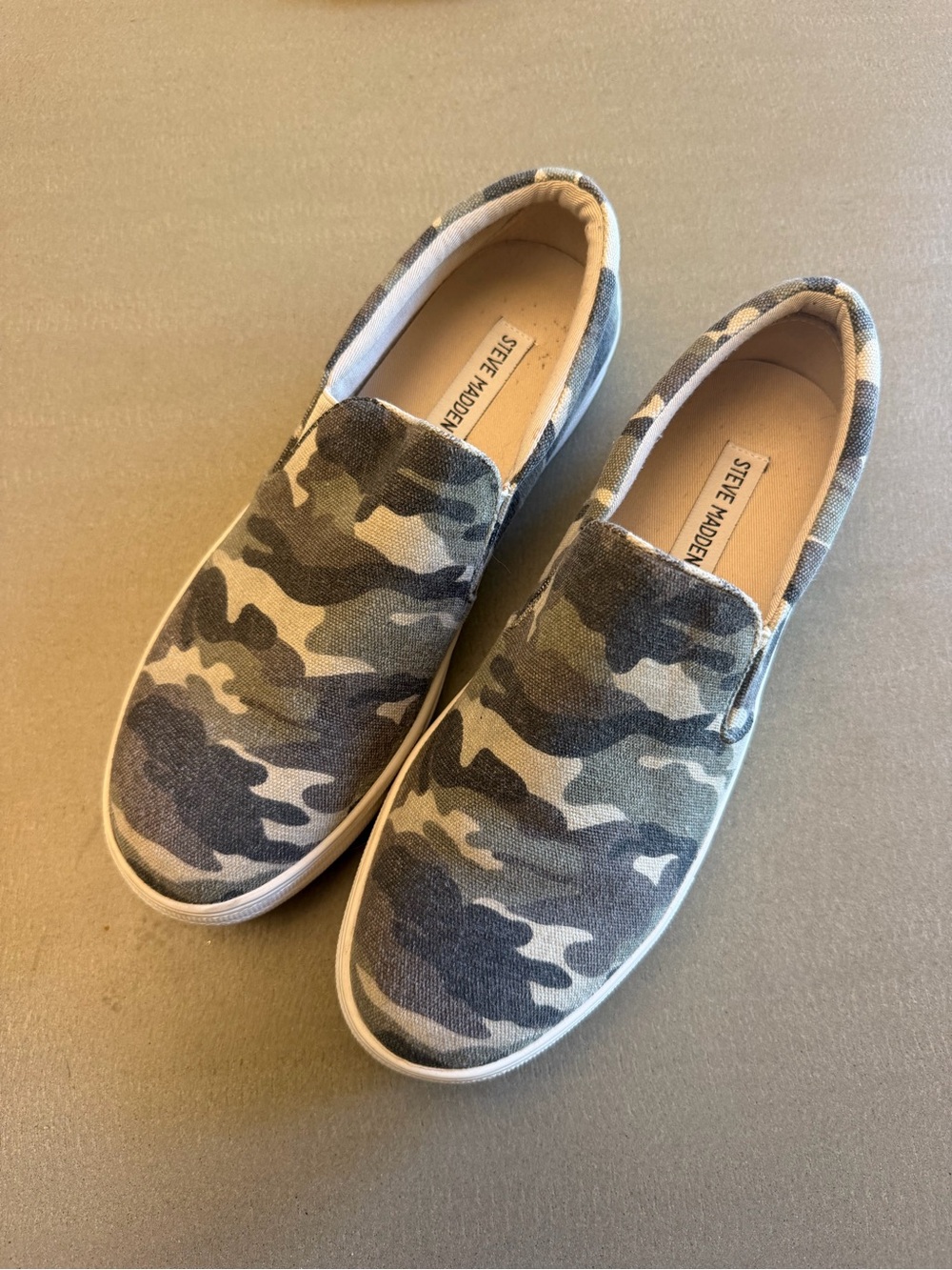 Steve Madden Camp Slip On Sneakers With Platform Size 9M